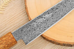 Couteau universel japonais artisanal Yoshihiro ZAD lame damassée 15cm