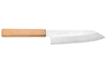 Couteau santoku kiritsuke 18cm japonais artisanal Hado Ginsan Cherry