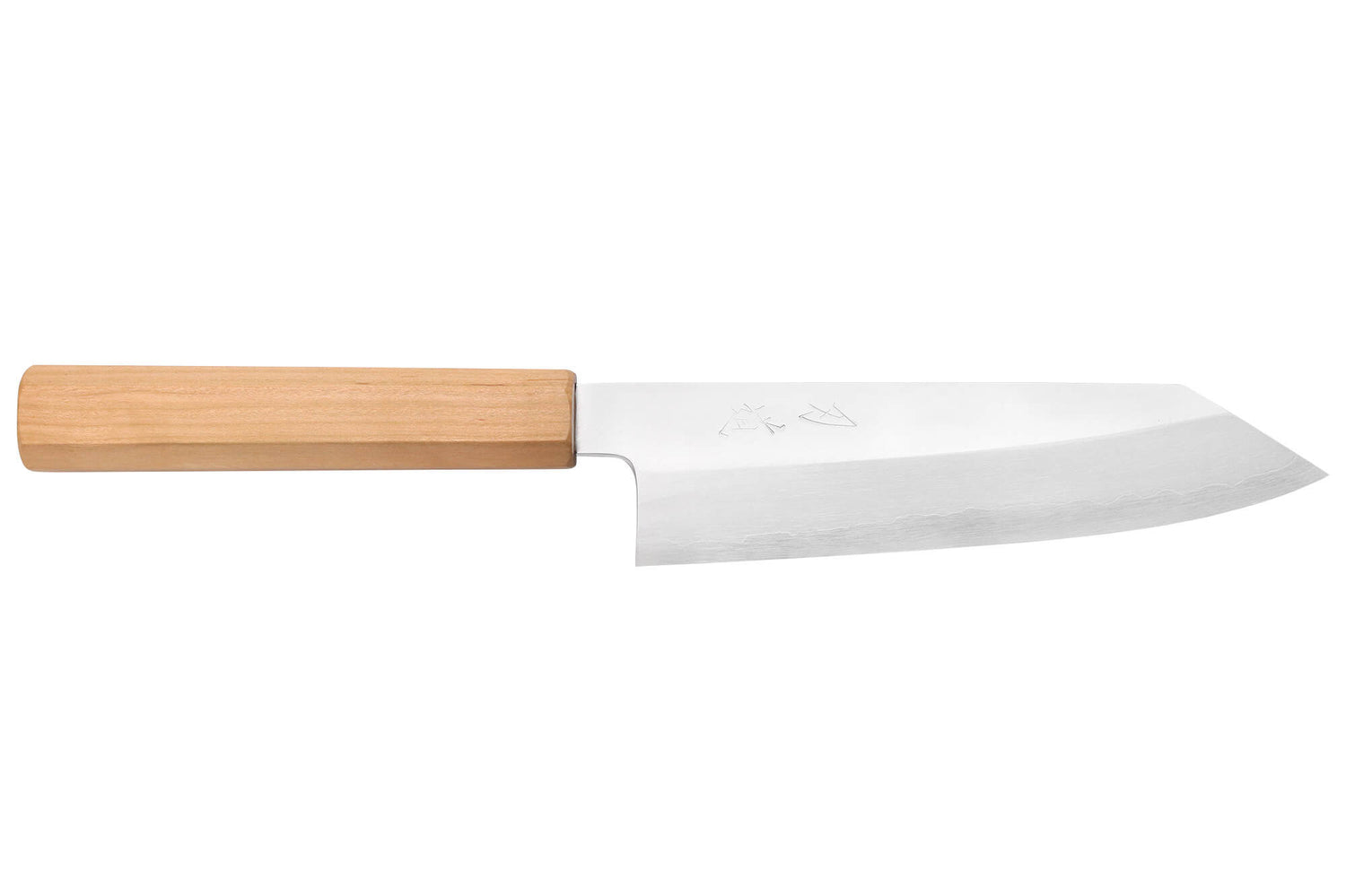 Couteau santoku kiritsuke 18cm japonais artisanal Hado Ginsan Cherry