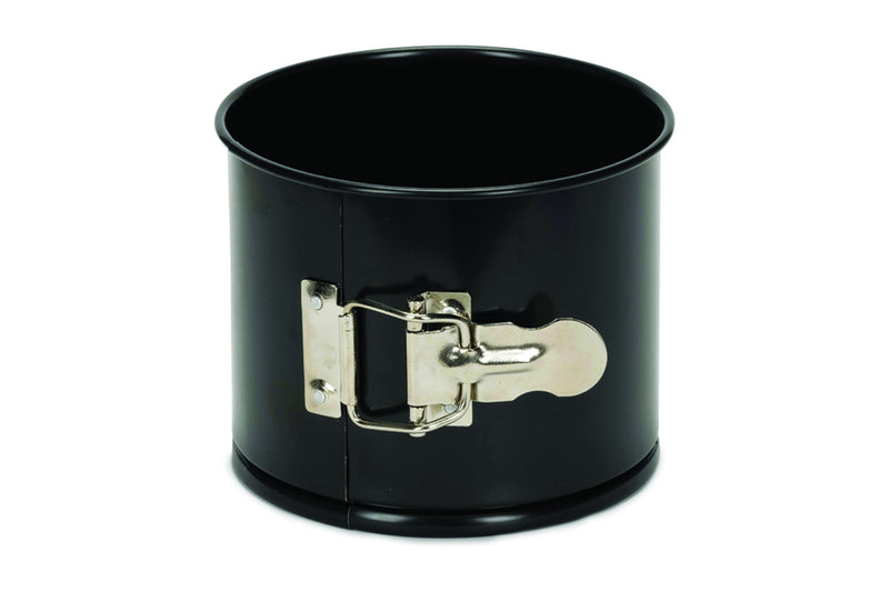 Moule à charnière haut anti-adhésif fond amovible noir 16cm
