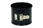 Moule à charnière haut anti-adhésif fond amovible noir 16cm