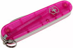 Couteau suisse pour enfant My First Victorinox rose translucide 84mm 9 fonctions