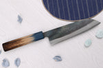 Couteau santoku 16,5cm japonais artisanal Yoshihiro Rugged Black