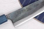 Couteau santoku 16,5cm japonais artisanal Yoshihiro Rugged Black