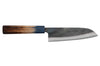 Couteau santoku 16,5cm japonais artisanal Yoshihiro Rugged Black