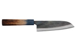 Couteau santoku 16,5cm japonais artisanal Yoshihiro Rugged Black