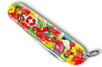 Couteau suisse pour enfant My First Victorinox édition animaux motif perroquet 84mm 9 fonctions