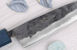 Couteau universel 13,5cm japonais artisanal Yoshihiro Rugged Black
