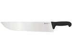 Couteau à trancher professionnel Ambrogio Sanelli Supra denté noir 36cm
