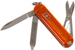 Couteau suisse Victorinox Classic SD Colors Translucide Fire Opal 58mm 7 fonctions