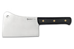 Couperet de boucher professionnel Ambrogio Sanelli Supra riveté noir - 20 cm