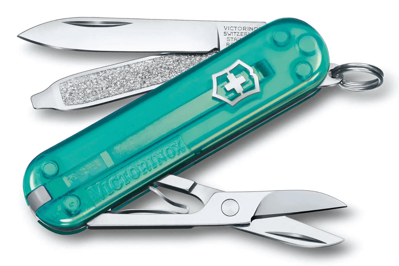 Couteau suisse Victorinox Classic SD Colors Translucide Tropical Surf 58mm 7 fonctions