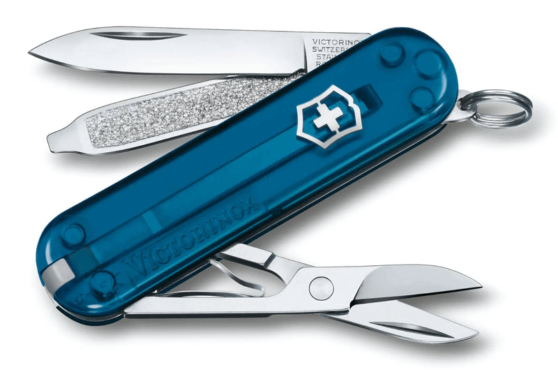 Couteau suisse Victorinox Classic SD Colors Translucide Sky High 58mm 7 fonctions