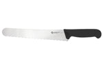 Couteau à pain courbé professionnel Ambrogio Sanelli Supra Vague noir 26cm