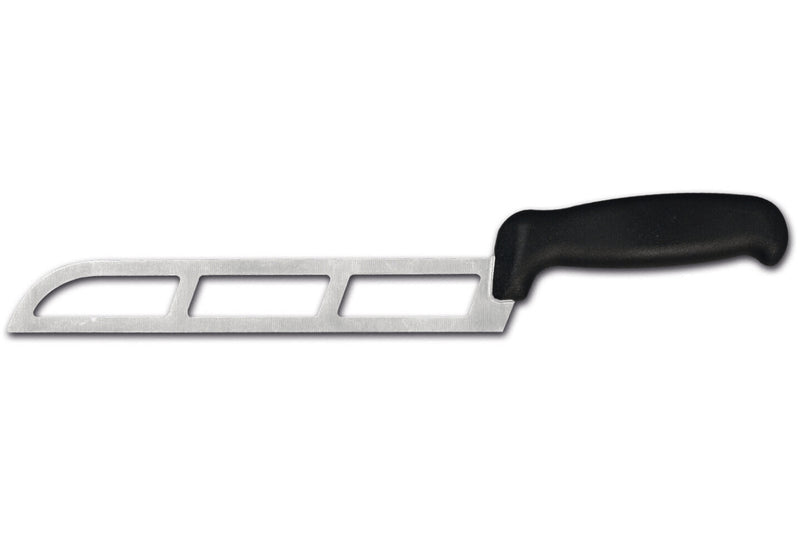 Couteau à fromage professionnel Ambrogio Sanelli Supra ajouré noir 22cm