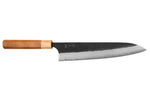 Couteau de chef japonais artisanal Yoshimi Kato AS Brut 24cm