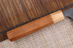 Couteau de chef japonais artisanal Yoshimi Kato AS Brut 24cm