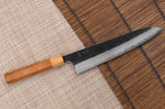 Couteau de chef japonais artisanal Yoshimi Kato AS Brut 24cm