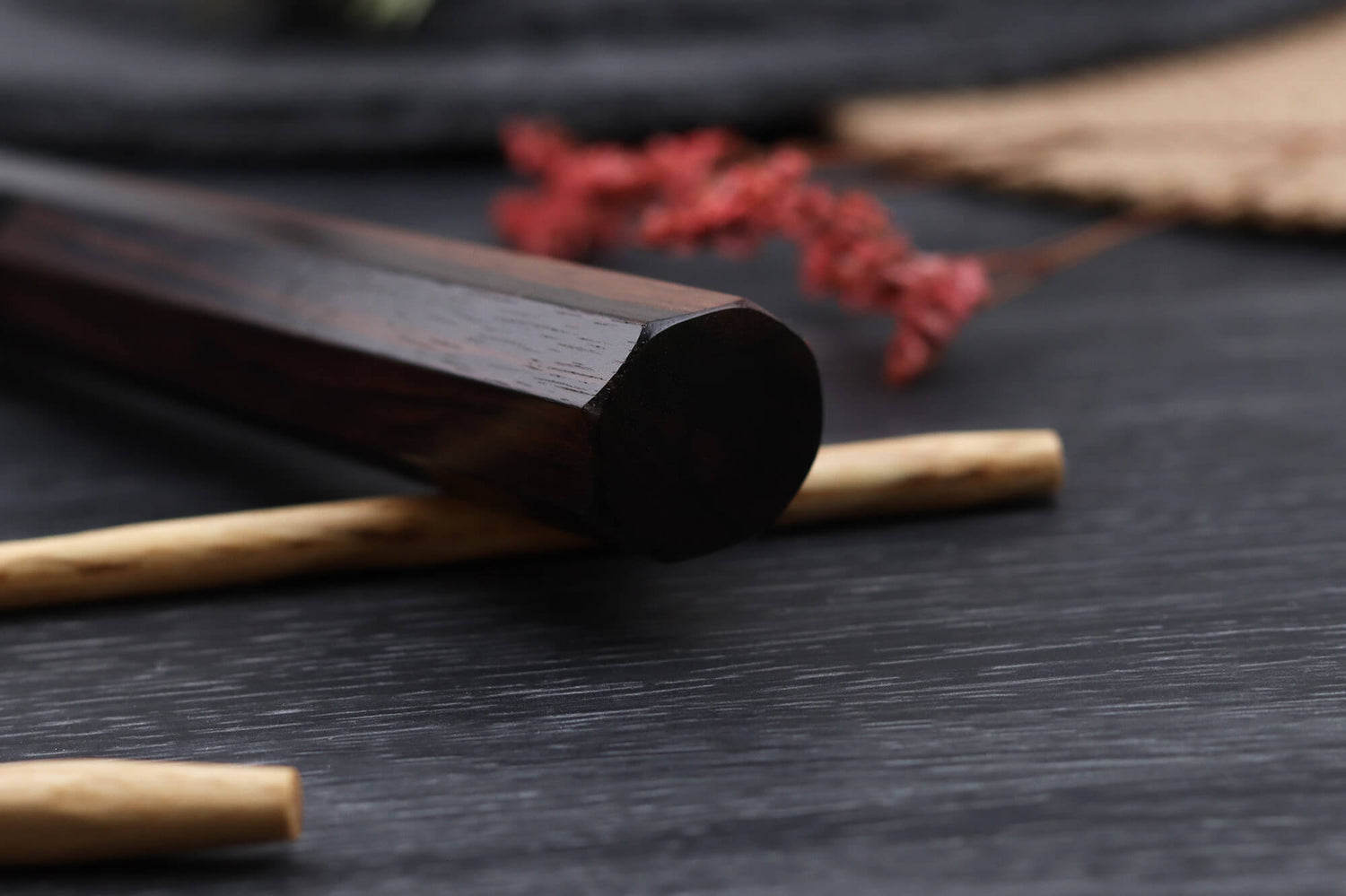 Couteau de chef japonais artisanal haut de gamme Yoshikazu Ikeda damas Blue Steel 1 21cm