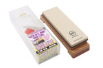 Pierre à aiguiser japonaise King Home Stone double face grains 1000/6000 avec support