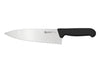 Couteau de chef professionnel Ambrogio Sanelli Supra dentelé noir - 20 cm