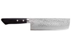 Couteau nakiri 16,5cm japonais artisanal Masutani VG10 Damas