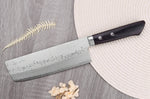 Couteau nakiri 16,5cm japonais artisanal Masutani VG10 Damas