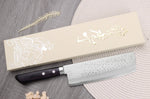 Couteau nakiri 16,5cm japonais artisanal Masutani VG10 Damas