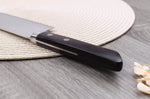 Couteau nakiri 16,5cm japonais artisanal Masutani VG10 Damas