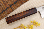 Couteau de chef japonais artisanal Wusaki Yoshi G3 chêne 21,5cm