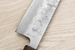 Couteau de chef japonais artisanal Wusaki Yoshi G3 chêne 21,5cm
