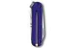 Couteau suisse Victorinox Classic SD Colors Translucide Persian Indigo 58mm 7 fonctions
