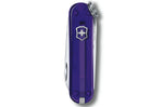 Couteau suisse Victorinox Classic SD Colors Translucide Persian Indigo 58mm 7 fonctions