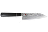 Couteau santoku japonais Kasumi Kuro 16.5cm martelé damas 32 couches