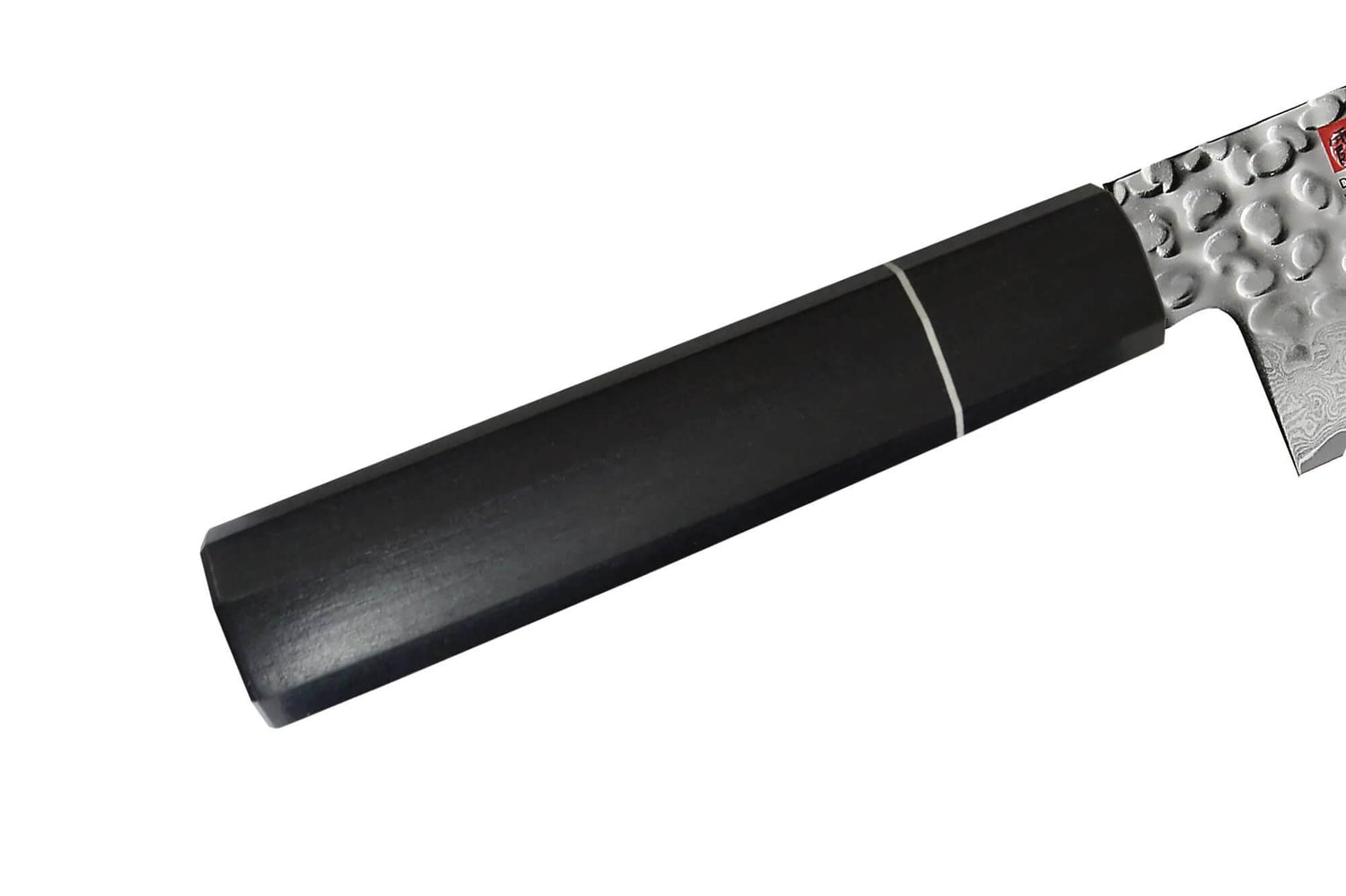 Couteau santoku japonais Kasumi Kuro 16.5cm martelé damas 32 couches