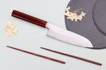 Couteau santoku 18cm japonais artisanal Hado Ginsan Kijiro