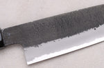 Couteau universel 15cm japonais artisanal Hinoura Mutsumi Ajikataya Black Nashiji