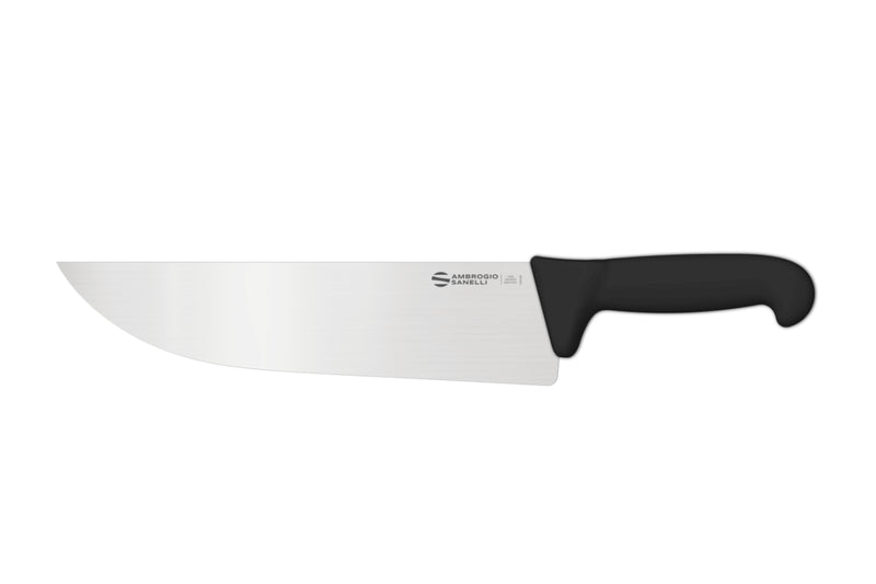 Couteau à trancher professionnel Ambrogio Sanelli Supra noir - 26 cm