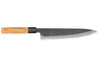 Couteau de chef 24cm japonais artisanal Hinoura Mutsumi Ajikataya Black Nashiji