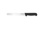 Couteau de boulanger professionnel Ambrogio Sanelli Supra noir lame dentée - 24 cm