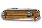 Couteau suisse Victorinox Classic SD Colors Translucide Chocolate Fudge 58mm 7 fonctions