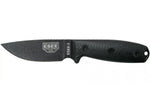 Couteau Esee 3 3PMB-001 lame acier carbone 8,8cm manche G10 noir + étui