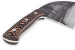Couteau serbe Samura Mad Bull 18cm manche en G10 et carbone rouge et blanc
