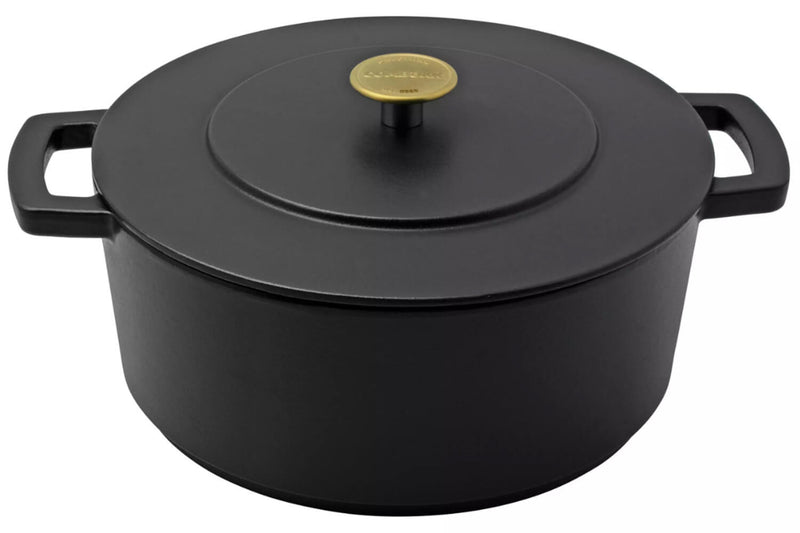 Cocotte Combekk Original Dutch Oven 28cm en fonte émaillée recyclée noire