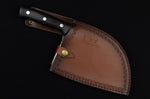 Couteau serbe Samura Mad Bull 18cm manche en G10 et carbone noir