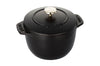 Cocotte à riz et légumineuses Staub Gohan en fonte émaillée noir mat - 12cm