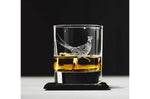 Verre à whisky avec dessous de verre Selbrae House - Motif faisan