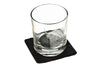 Verre à whisky avec dessous de verre Selbrae House - Motif vache