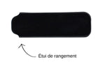 Couteau pliant K2 Kids 812170 manche inox décor soleil 9,5cm + étui suédine