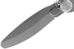 Couteau pliant K2 Kids 812175 manche inox décor montgolfières 9,5cm + étui suédine